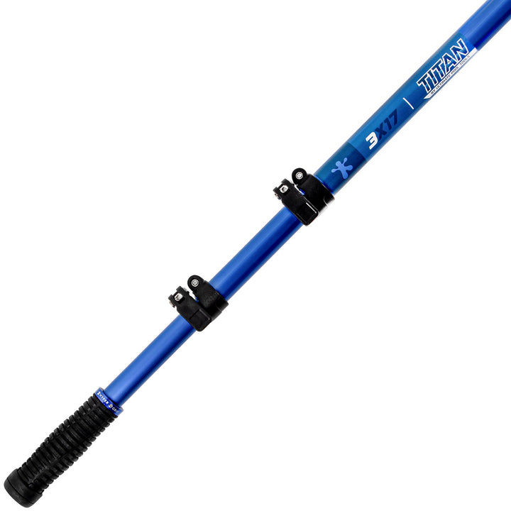 Ultimate Pool Tools Titan Pole - Aluminum/Titanium Swimming Pool Pole 17 ft | 3x17