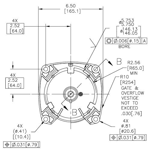 Century Pool Pump Motor Square Flange 1 HP 1-Speed 115/230V 48Y Frame | USQ1102