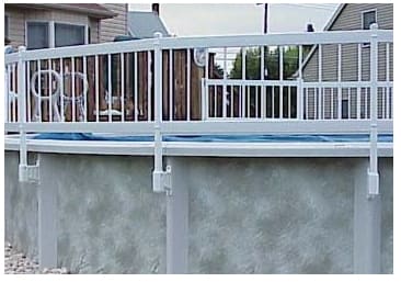 Vinyl Works Premium 24" 2-Section Fence Add-On Kit C, Taupe | C24P2-T