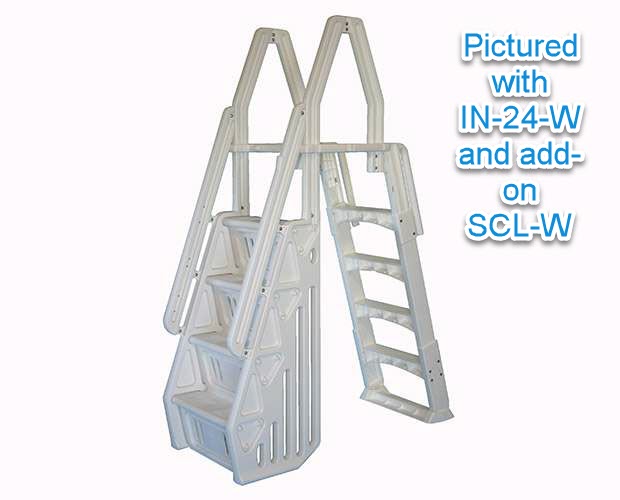 Vinyl Works Slide & Lock Ladder Add-On for Above Ground Pools | SCL-T