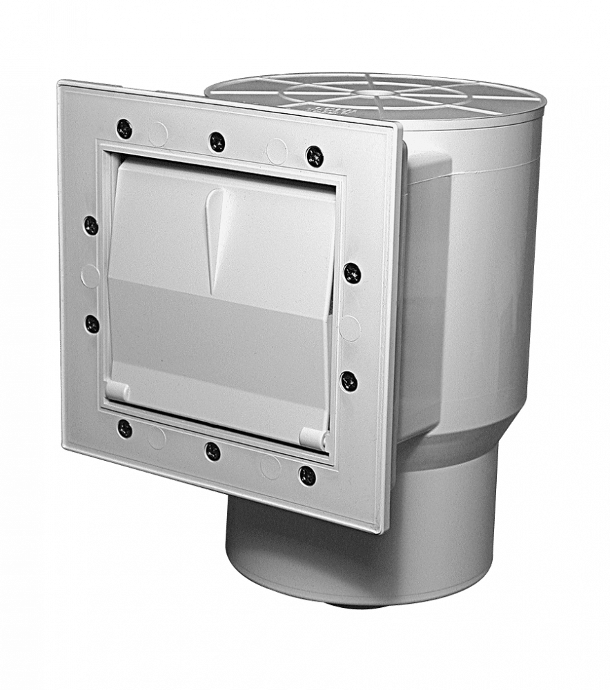 Waterway Flo-Pro II Skimmer, Short Throat with Return, White, Aboveground |560-C0C60S