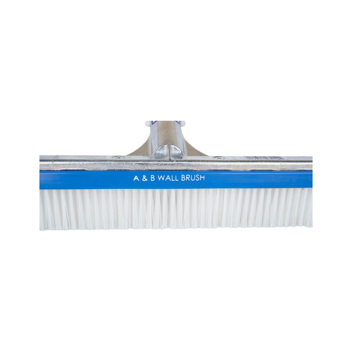 A&amp;B Brush Curved Standard Wall White PVC Bristle, 18" | 3010