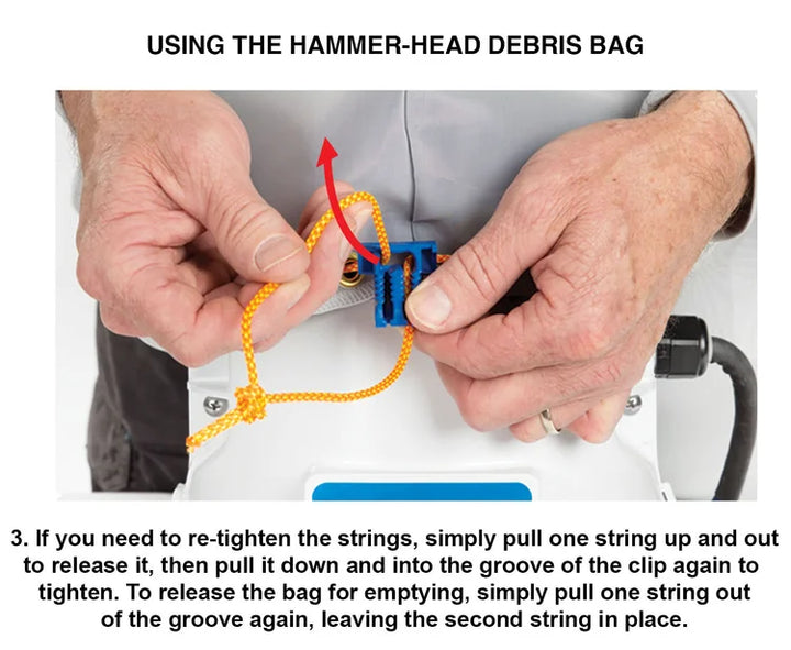 Hammerhead Super Fine Bag Complete w/ Cleat Extra Long, 150 Microns | HH1508XL