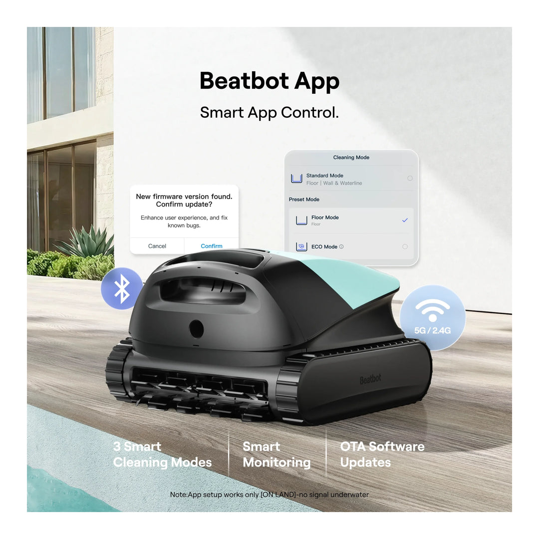 Beatbot Sora 10 Robotic Pool Cleaner, Mint Green or Deep Blue