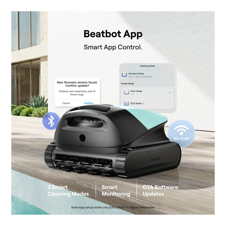 Beatbot Sora 10 Robotic Pool Cleaner, Mint Green or Deep Blue