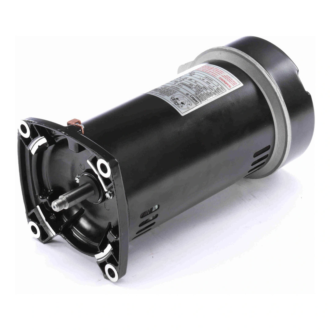 black cylindrical Centurion Pro pool pump motor with square flange mounting and exposed shaft on white background