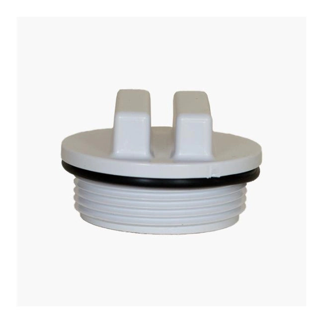 CMP 1.5" NPT Winter Plug w/ O-Ring, White | 25543-000-000