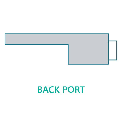 CMP 36" Led Waterfall, Back Port, 6" | 25677-331-000