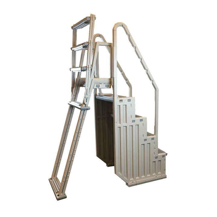 Confer HD Ground to Step Entry Ladder, for 48" to 54" Pools | 8000X