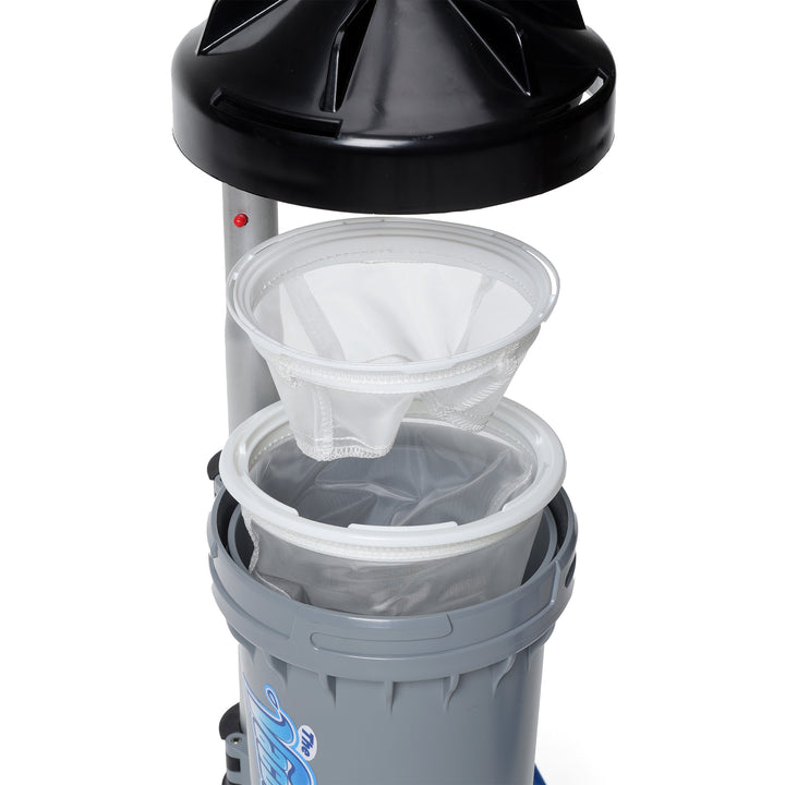 The Pro Bundle with VacDaddy 2.0, Vacuum to Waste Kit, Shallow Water Adapter, 28" Aluminum Adapter Pole, Carry Bag, Gunite Vac Head (with Rigid Handle), and Remote On/Off Switch