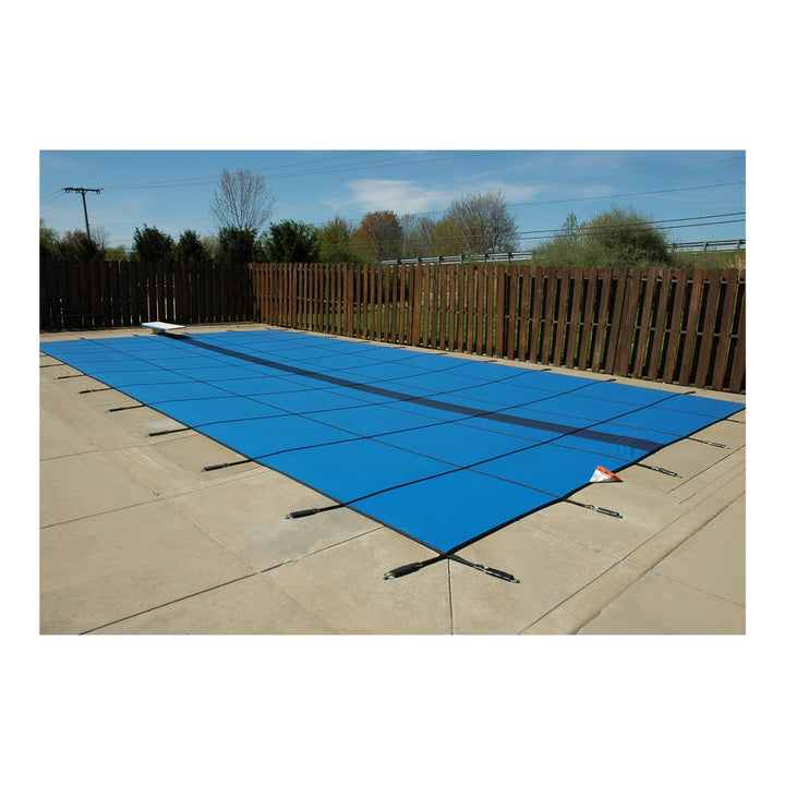 GLI HyPerLite Rectangle Solid Safety Cover, Blue, Various Sizes