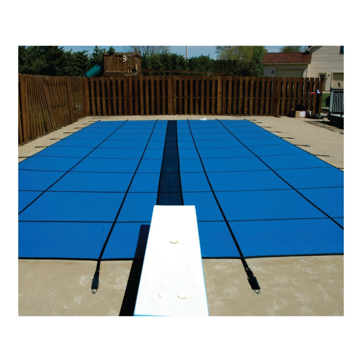 GLI HyPerLite Rectangle Solid Safety Cover, Blue, Various Sizes