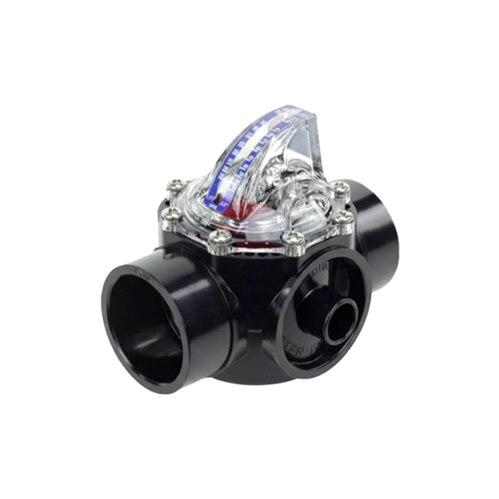 H2Flow FlowVis Flow Meter for 2" Sch 40 PVC Pipe | FV-2