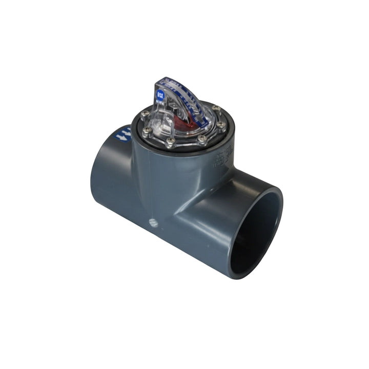 H2Flow FlowVis Flow Meter for 2" Sch 40 PVC Pipe | FV-2