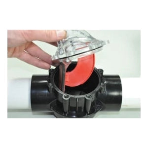 H2Flow FlowVis High Capacity Flow Meter for 3" Sch 80 PVC Pipe | FV-3