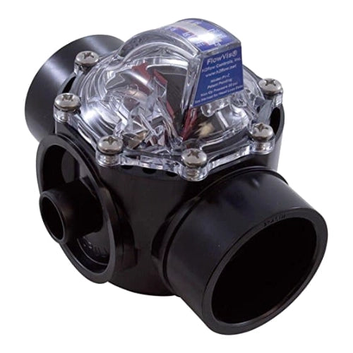 H2Flow FlowVis Flow Meter for 2 x 2.5" Sch 40 PVC Pipe | FV-C-S