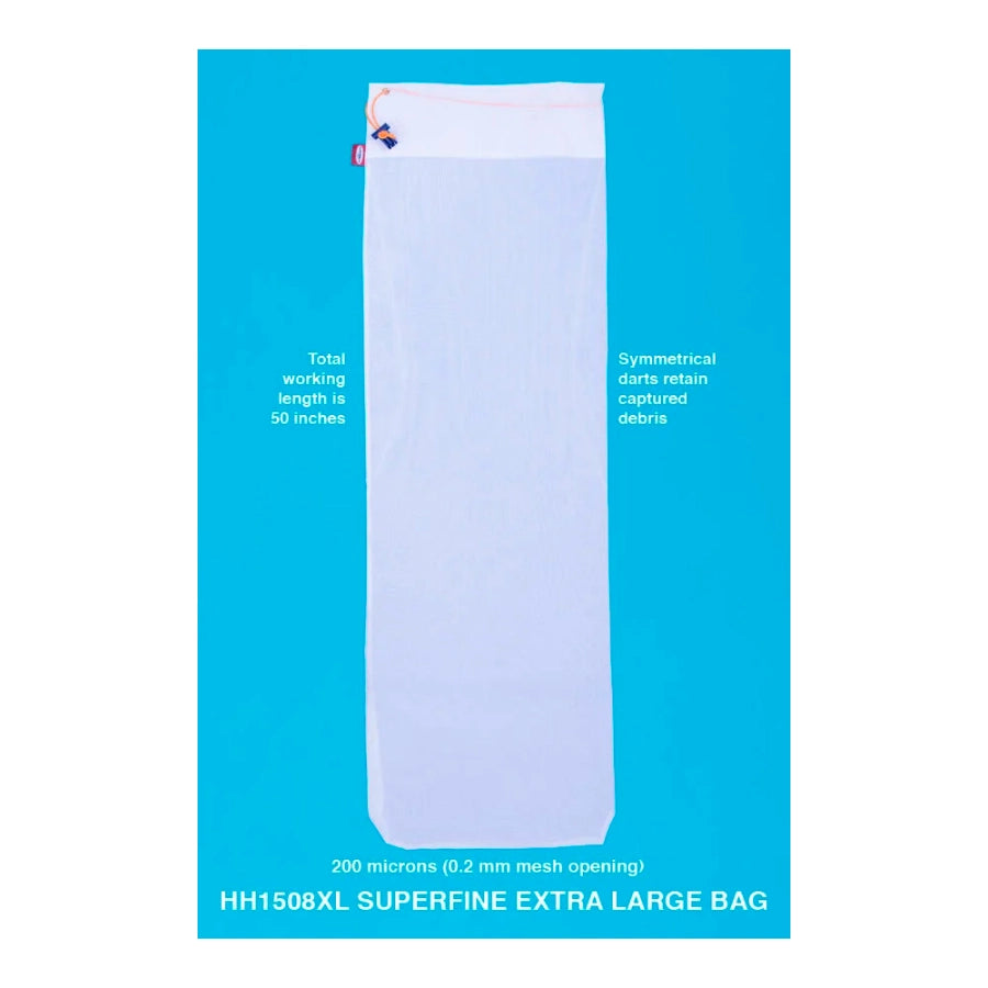 Hammerhead Super Fine Bag Complete w/ Cleat Extra Long, 150 Microns | HH1508XL