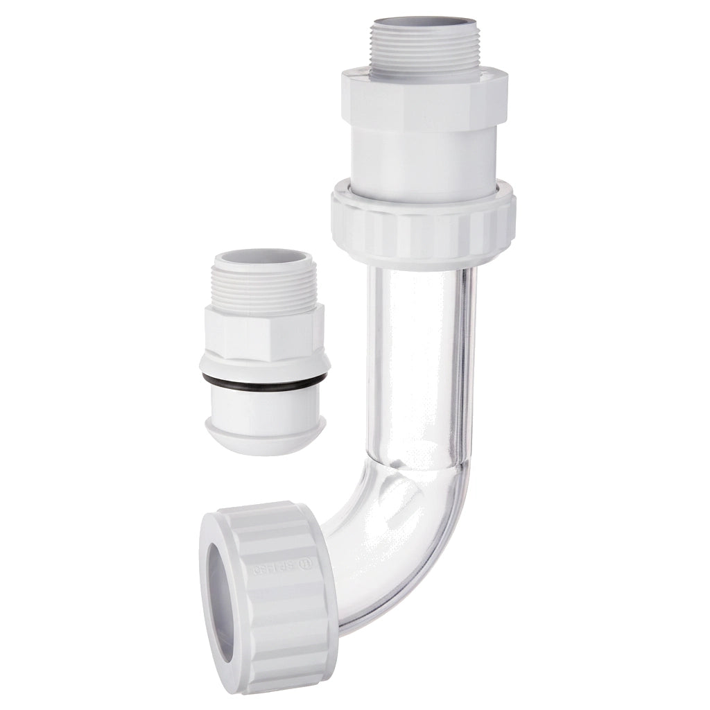 Hayward Full-Flo Self-Aligning Double Male End Union Elbow for In-Ground Pool Plumbing | SP1486