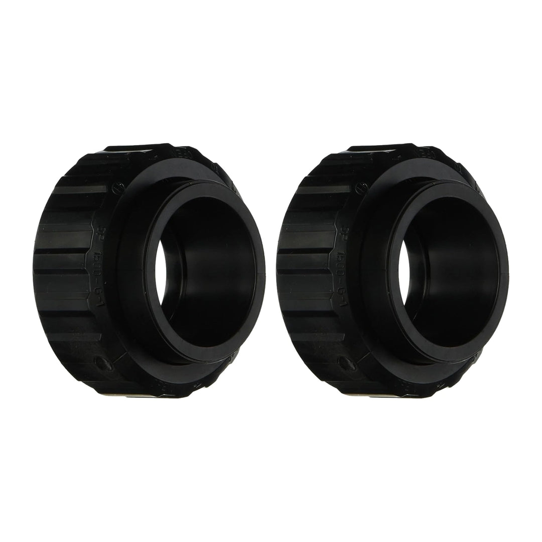 Hayward 1-1/2" S x 2" Slip Flush Union Connector 2-Pack for Pool and Spa Plumbing | SP1500UNPAK2C