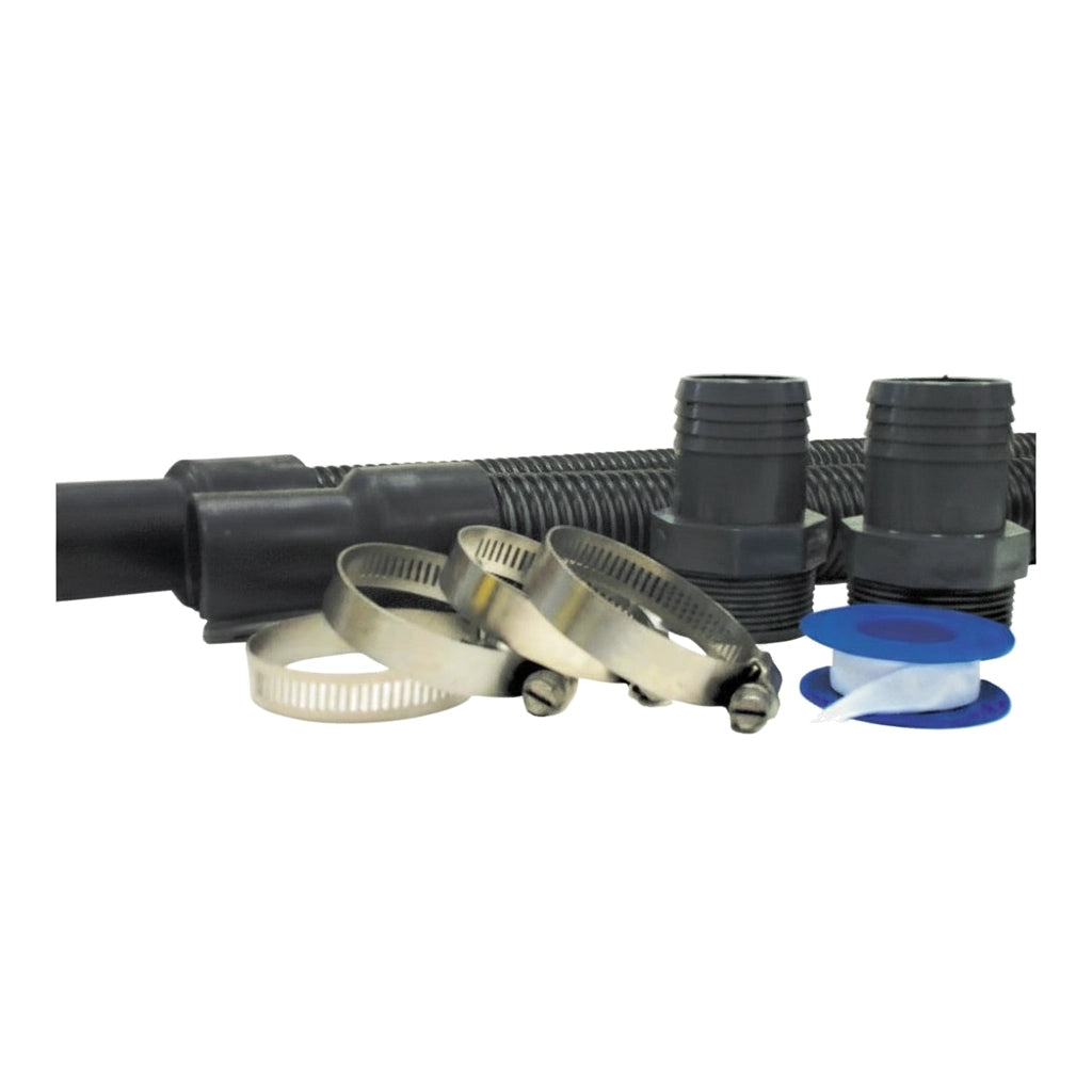 Hayward 1-1/2" Hose Kit with Adapters and Clamps for Suction and Discharge Plumbing | EC1155