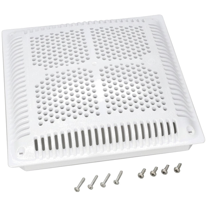 Hayward High Flow Drain Cover &amp; Inner Frame 12" x 12" for Hayward Suction Outlet Frames | WGX1032BHF2