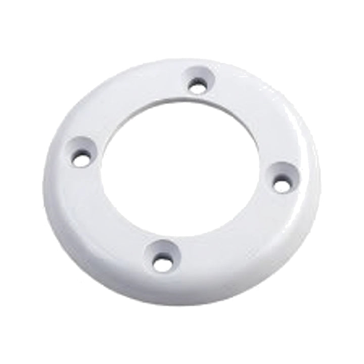 White round plastic Hayward Body Face Plate SPX1408BS2 with four screw holes and open center, 2-inch size.