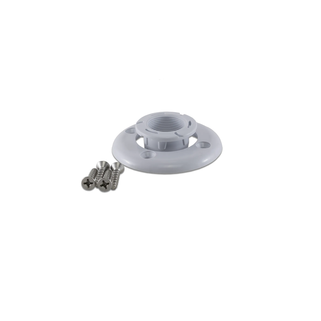 Hayward ColorLogic &amp; CrystaLogic Trim Rings and Accessories, Smooth White and Silver Luster Starburst trim rings, ABS Material | SP0538AF