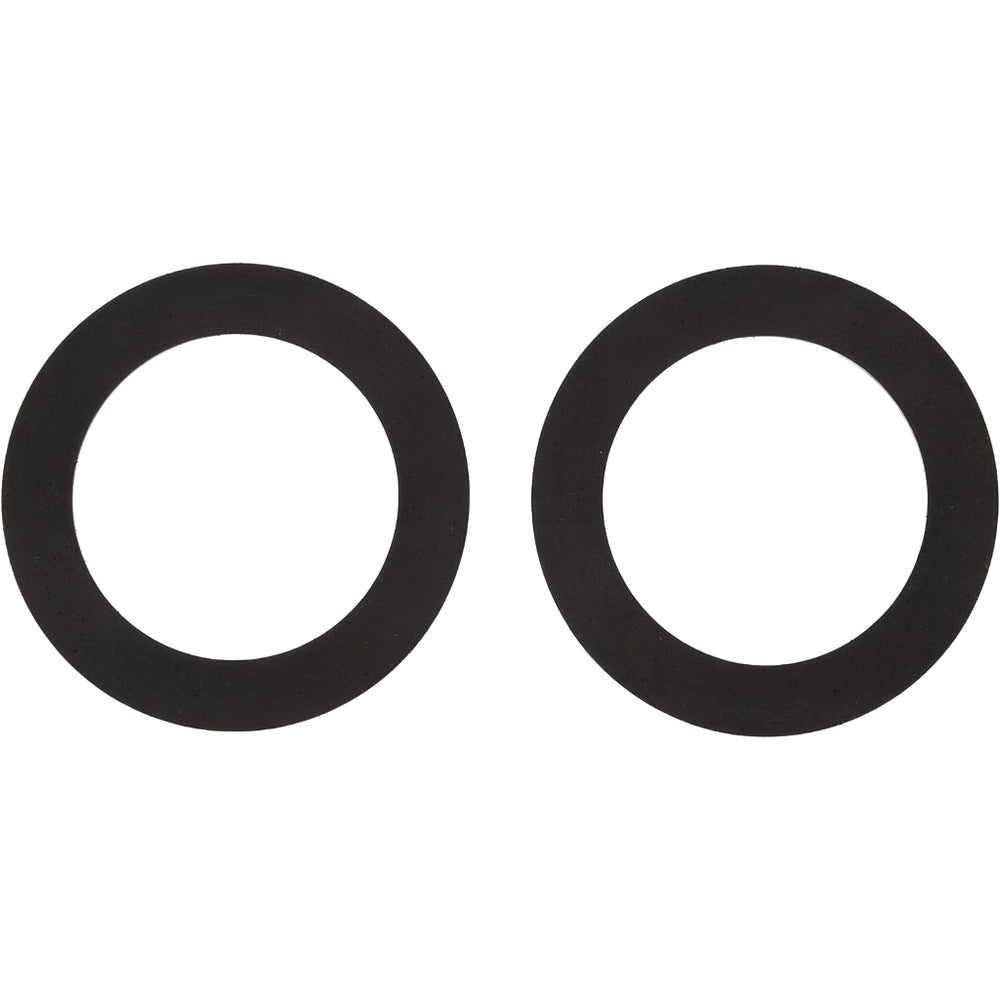 Two black flat rubber ring gaskets shown side by side, Hayward Double Gasket SPX0023Z2 on white background.
