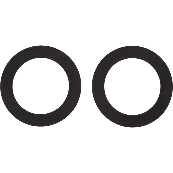 Two black flat rubber ring gaskets shown side by side, Hayward Double Gasket SPX0023Z2 on white background.