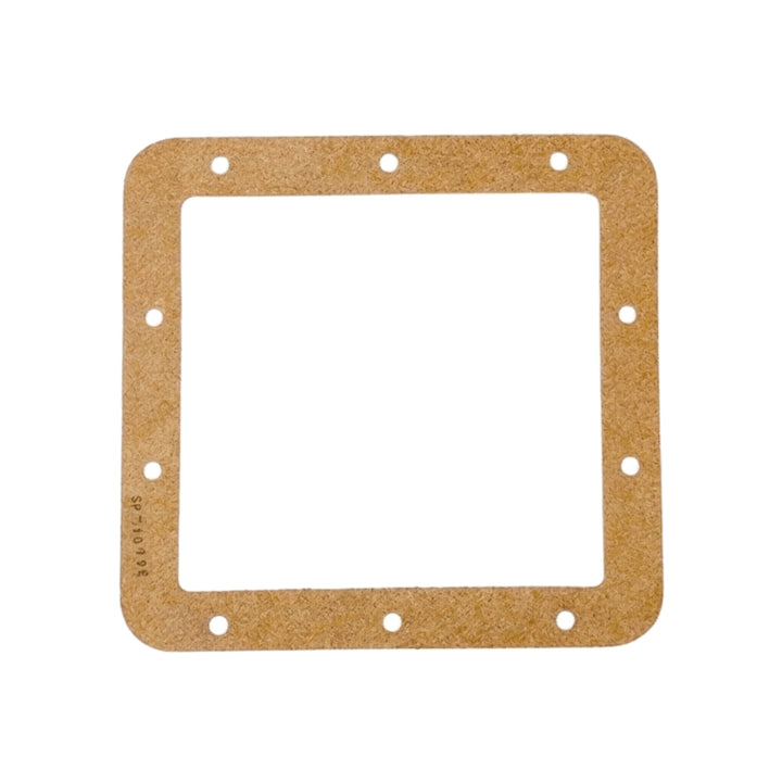 Hayward SPX0097E gasket, tan square cork-like frame with 10 bolt holes, for 1½" FIP Auto-Skim Skimmer