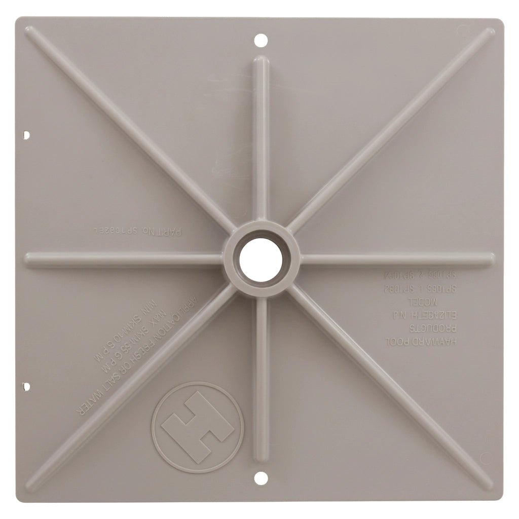 Hayward Gray Square Deck Plate Cover for Auto-Skim Skimmers | SPX1082EGR