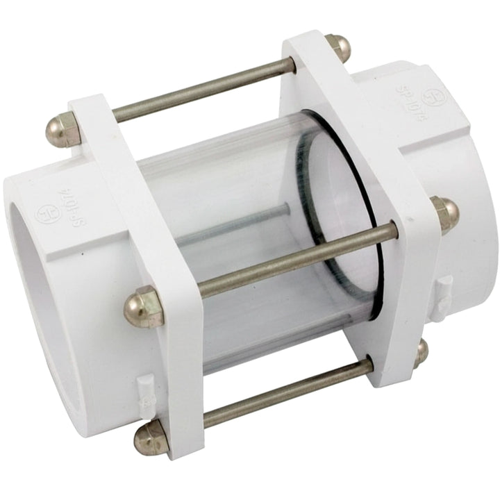 Hayward Horizontal In-Line Style Sight Glass 2" Socket for In-Ground Pool Plumbing Systems | SP1074S