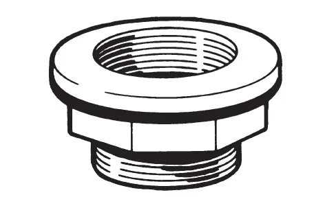 Hayward Inlet Return Wall Fitting, 1-1/2" Socket, White, Fiberglass |SP1023