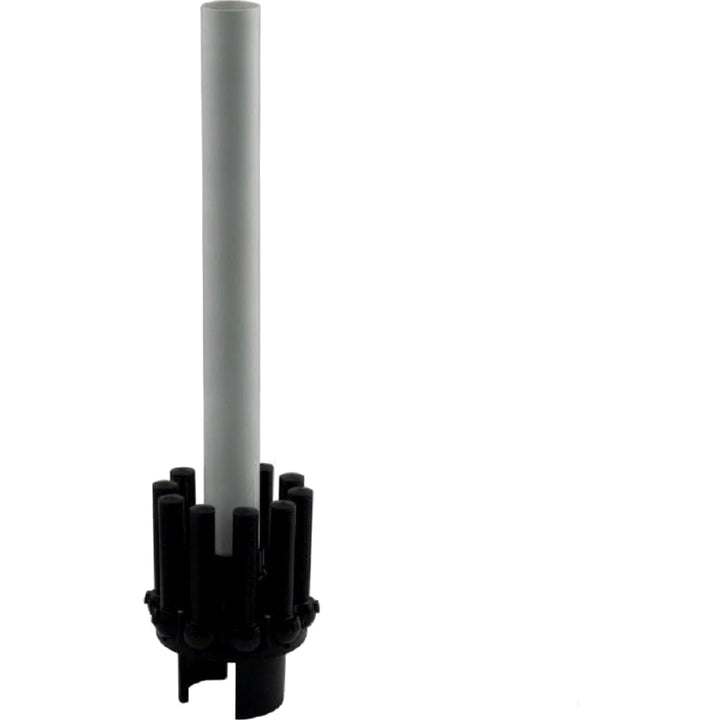 Hayward SX160QA lateral assembly with center pipe, black radial arm hub and long gray upright tube.