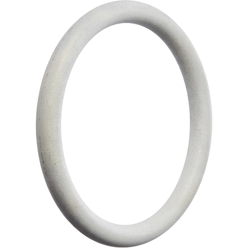 Gray rubber O-ring shown in a vertical oval shape, the Hayward SPX0410Z1 slide valve replacement seal.