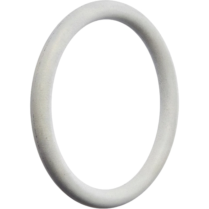 Gray rubber O-ring shown in a vertical oval shape, the Hayward SPX0410Z1 slide valve replacement seal.