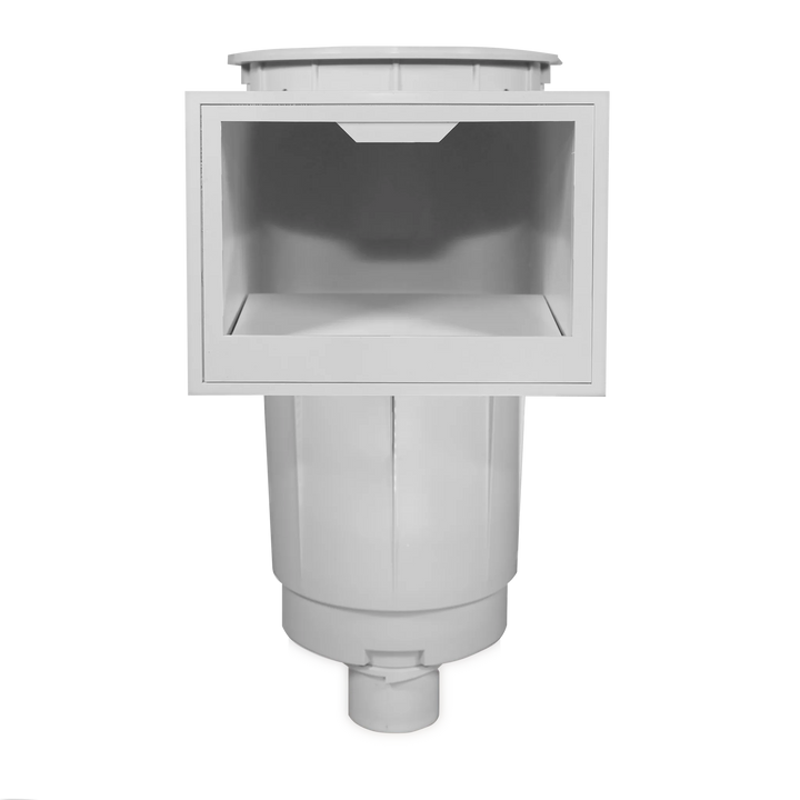 Hayward Skim Master Skimmer, 2" S x 2-1/2" SP, Round Lid, White, Concrete | SP1072S2