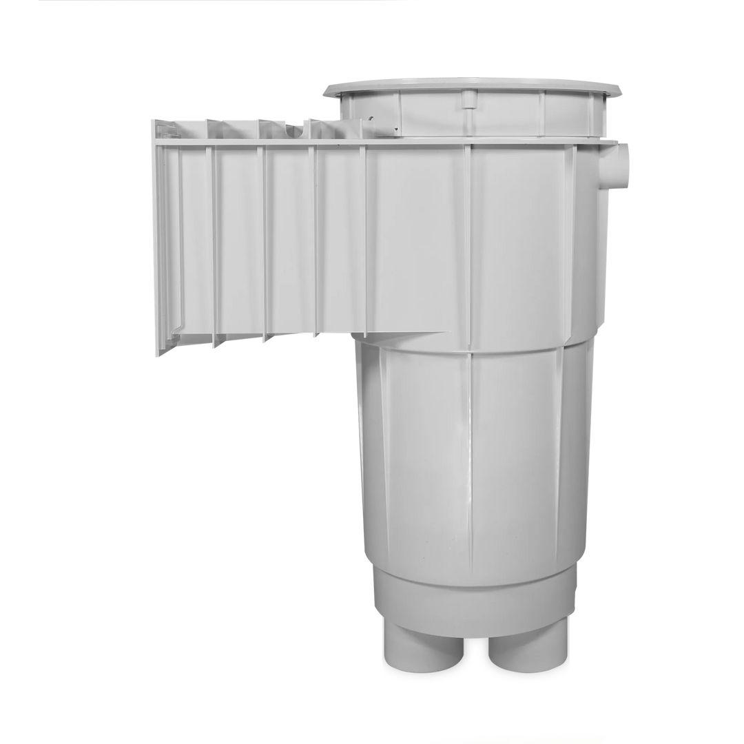 Hayward Skim Master Skimmer, 2" S x 2-1/2" SP, Round Lid, White, Concrete | SP1072S2