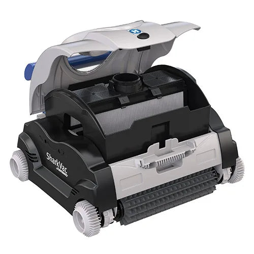 SharkVac™ Robotic Pool Cleaner with Caddy