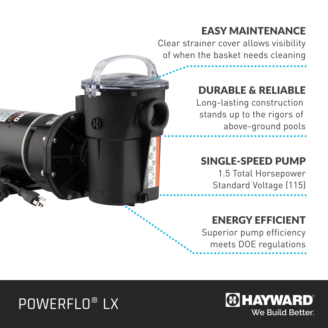 Power-Flo® LX High Efficiency Above Ground Pump with 6&