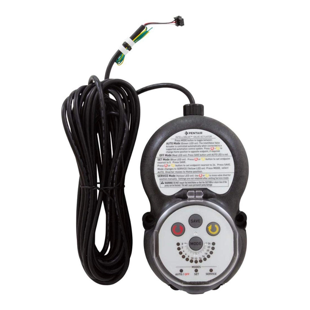 Pentair IntelliValve Valve Actuator 24V 180° with 25 ft. Cord | Any Automation System | 521485