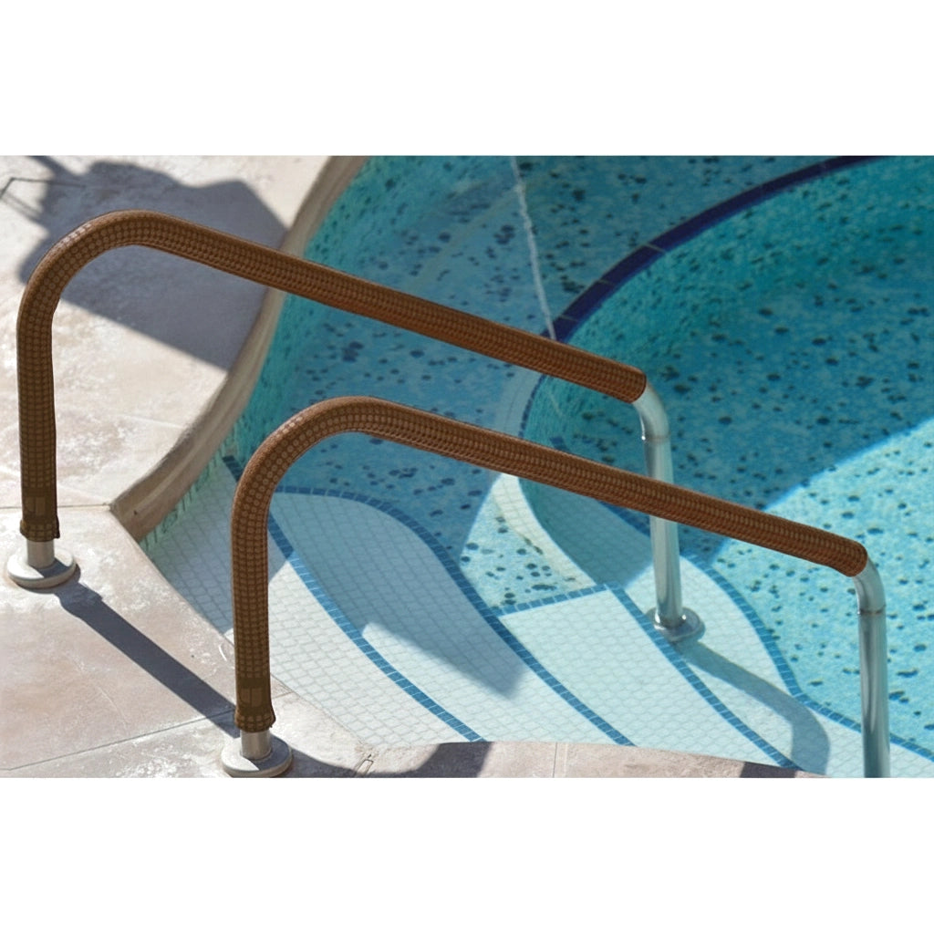KoolGrips Zip-On Pool Handrail Covers in Various Sizes, Desert Tan