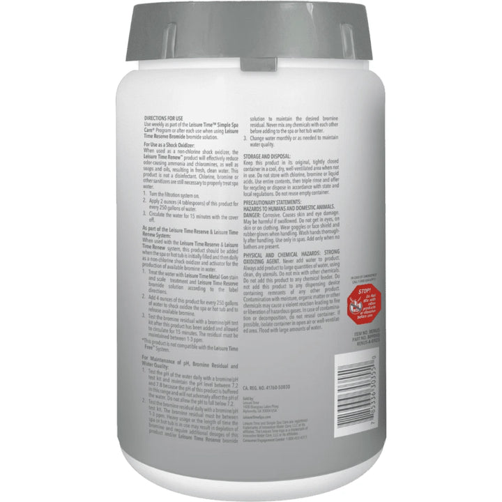 Leisure Time Renew Granular 5 lb Pail | LT40