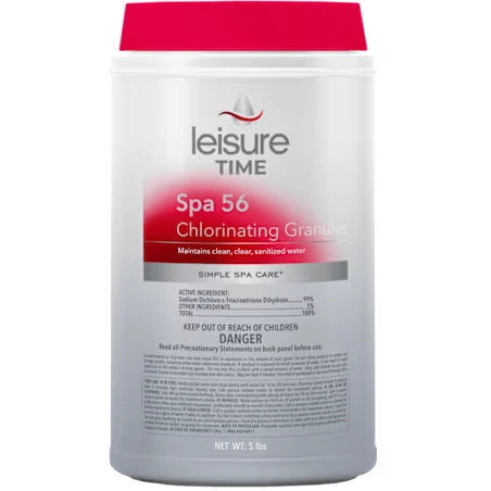 Leisure Time Spa 56 Chlorinating Granules, 5 lb Bottle | LT29