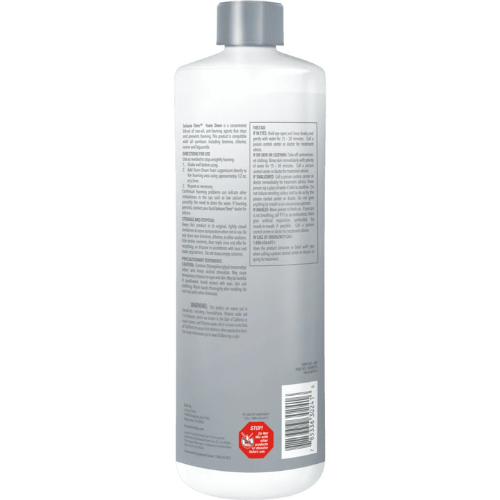 Leisure Time Spa Foam Down, 32 oz Bottle | LZAHQ