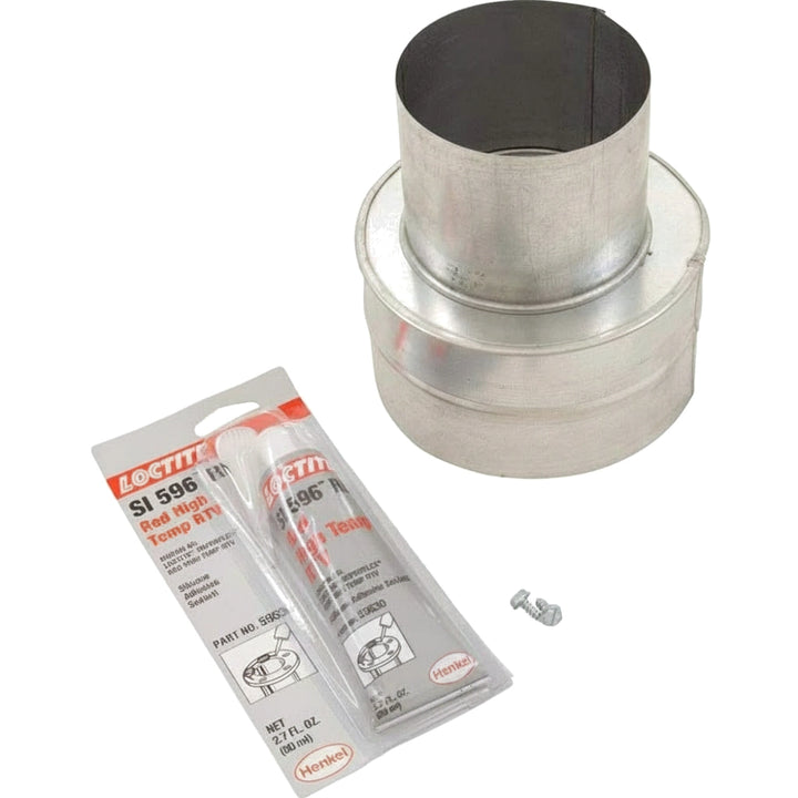Pentair 4 in. x 6 in. Metal Flue Collar | 77707-0076