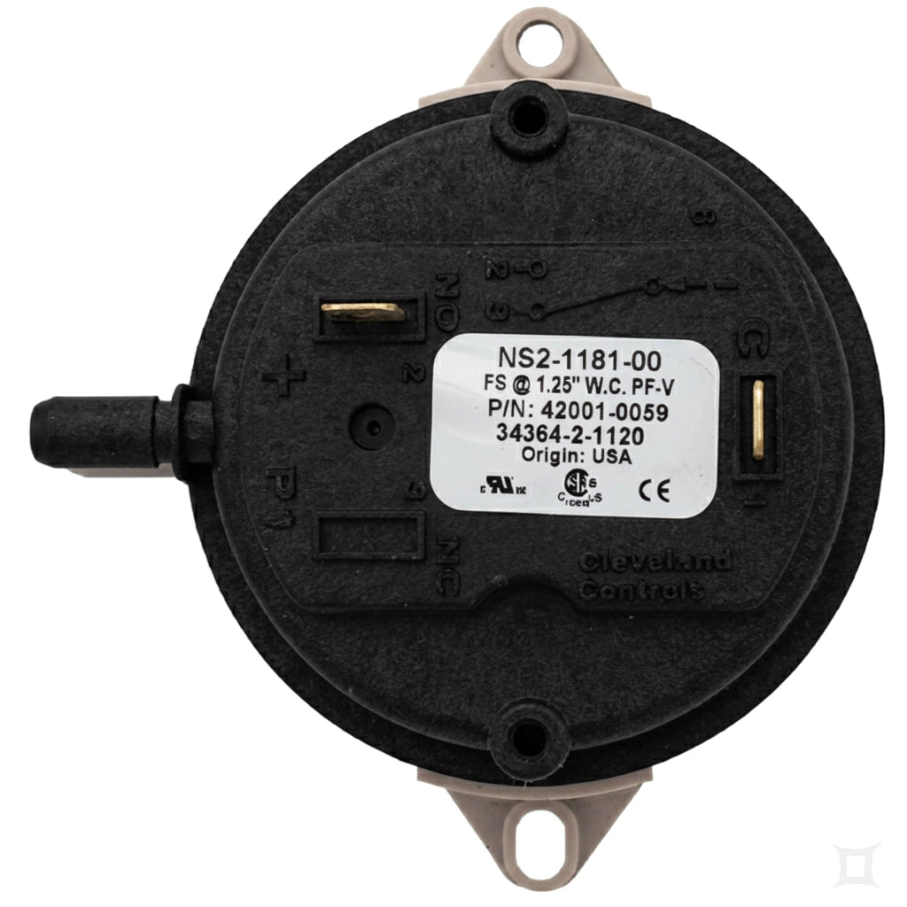 Pentair Air Pressure Switch | ETi® 400 &amp; UltraTemp ETi® Heaters | 475987