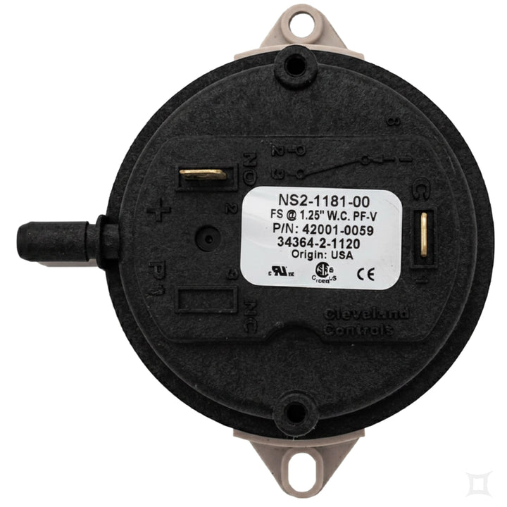 Pentair Air Pressure Switch | ETi® 400 &amp; UltraTemp ETi® Heaters | 475987