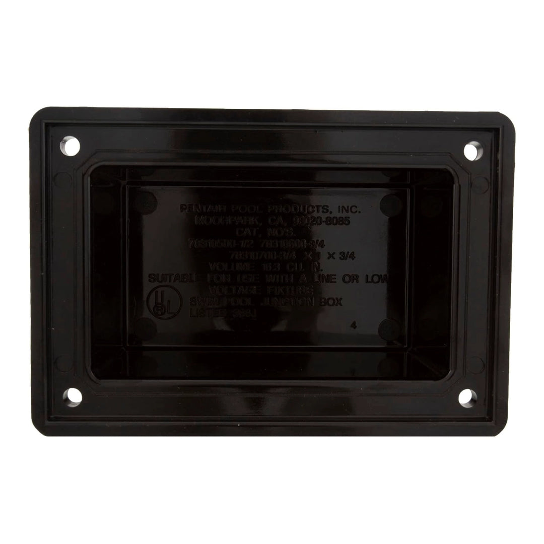 Pentair Black Junction Box Cover for Pool and Spa Light | 79303100Z