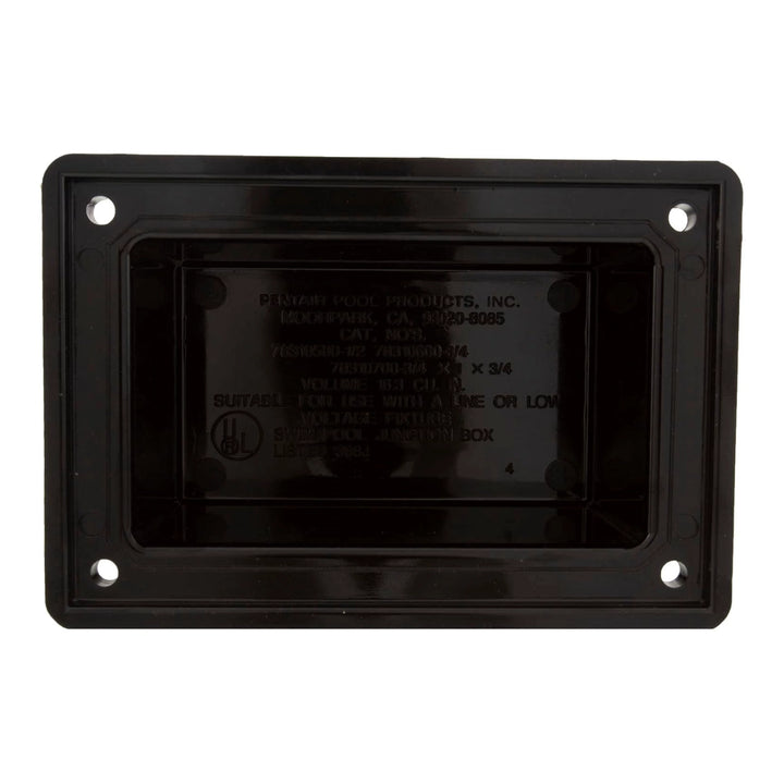 Pentair Black Junction Box Cover for Pool and Spa Light | 79303100Z